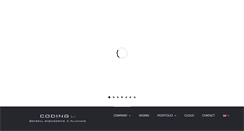 Desktop Screenshot of coding-srl.it